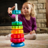 Развивающая игрушка Fat Brain Toys Пирамидка винтовая тактильная SpinAgain (F110ML) изображение 7