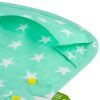 Нагрудничек Еко Пупс Eсo Cotton Premiu непромокаемый с карманом звездочки/ментол (EPB-008) изображение 3