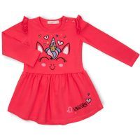 Платье детское POP FASHION с единорогом (6672-104G-pink)
