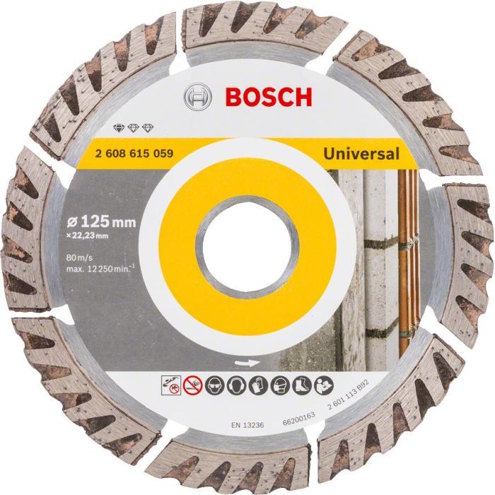 Диск пильный Bosch Standart for Universal 125-22.23, по бетону (2.608.615.059)