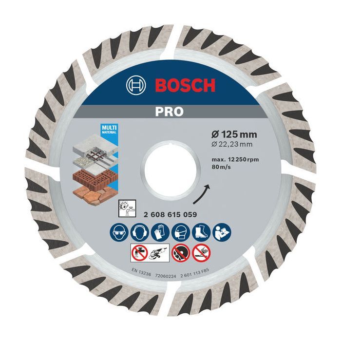 Диск пильный Bosch Standart for Universal 125-22.23, по бетону (2.608.615.059)
