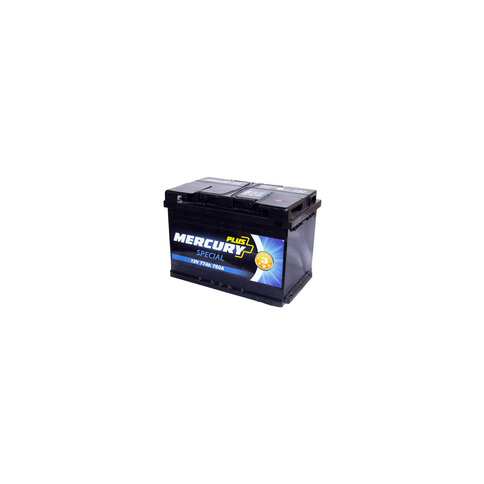 Аккумулятор автомобильный MERCURY battery SPECIAL Plus 77Ah (P47291) изображение 3
