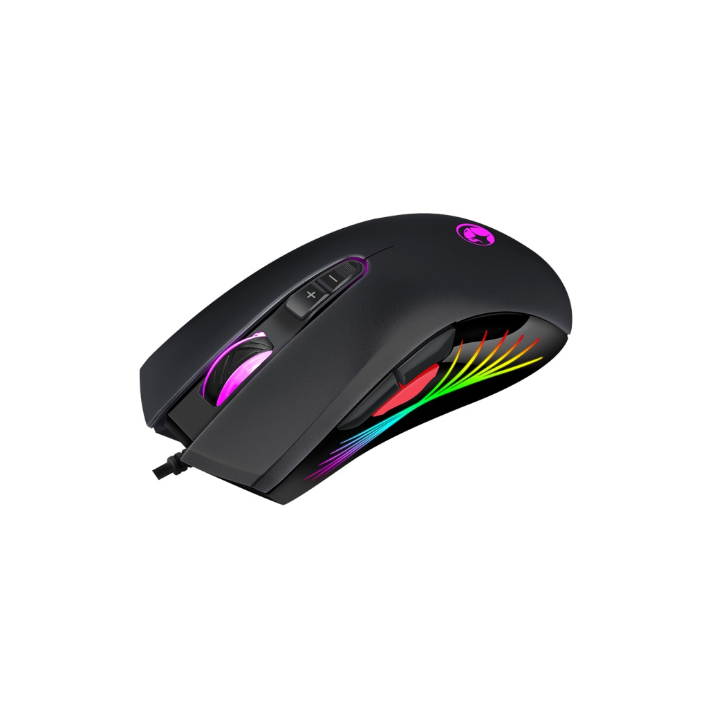 Мишка Marvo M519 RGB-LED USB Black (M519) зображення 5