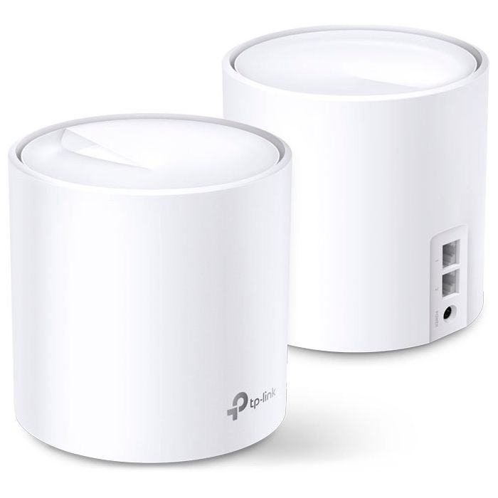 Точка доступа Wi-Fi TP-Link DECO X20 2PK AX1800 1xGE LAN 1xGE WAN MU-MIMO OFDMA MESH (DECO-X20-2-PACK) изображение 2