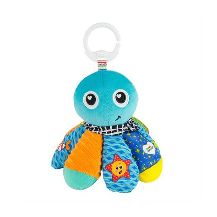 Іграшка на коляску Lamaze Восьминіг із пискавкою і дзеркальцем (L27514)