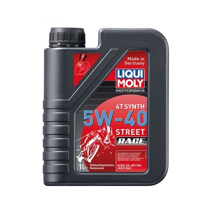 Моторное масло Liqui Moly Motorbike 4T Synth Street Race 5W-40 4л. (1685)