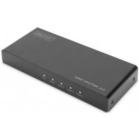 Сплиттер Digitus HDMI (INx1 - OUTx4), 4K, black (DS-45325)
