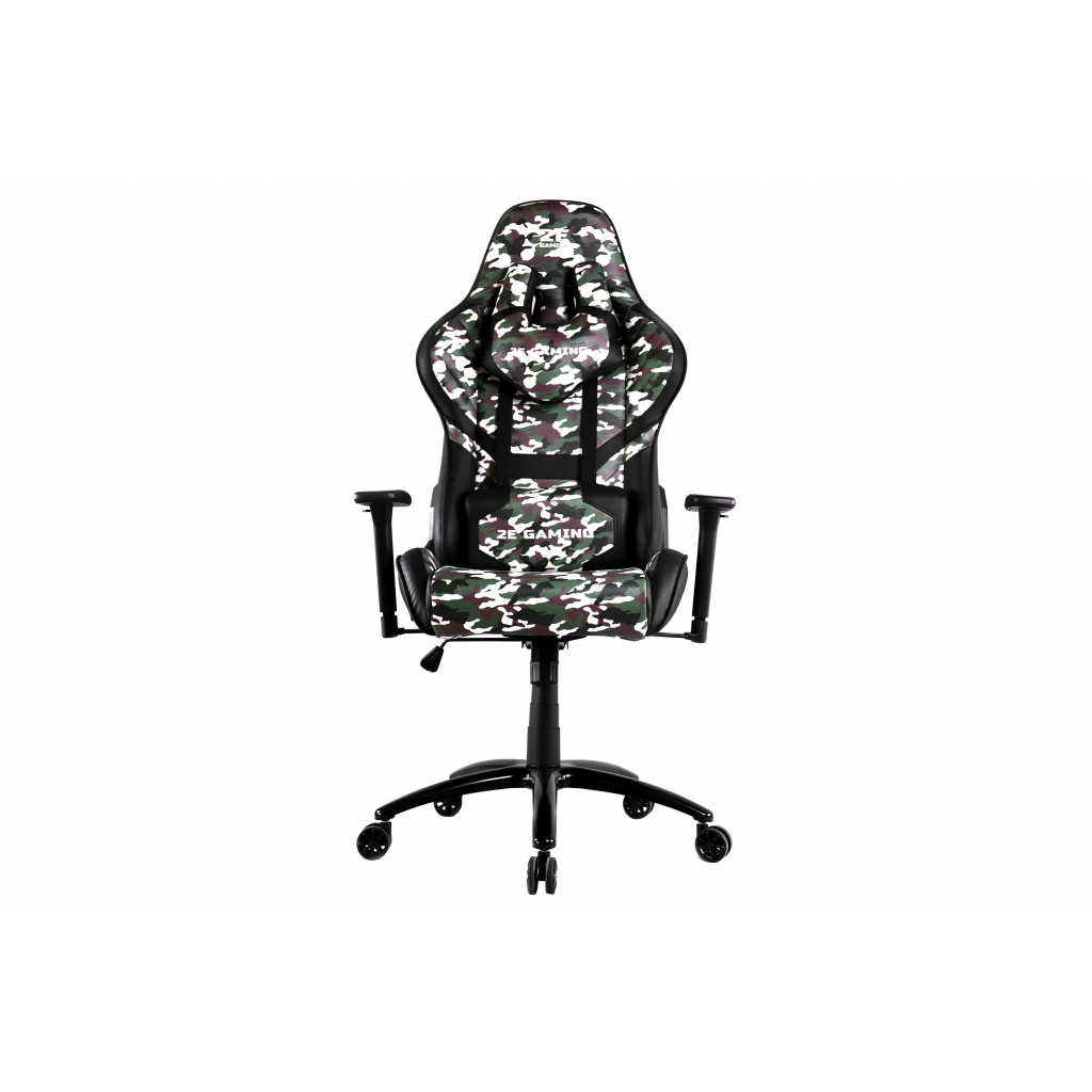 Кресло игровое 2E GAMING HIBAGON Black/Camo (2E-GC-HIB-BK) изображение 3