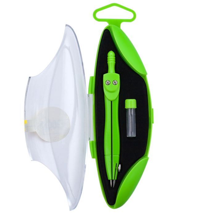 Циркуль ZiBi NEON START, в тв. футляр, зап.грифель, салатовый, KIDS Line (ZB.5323NS-15) изображение 2