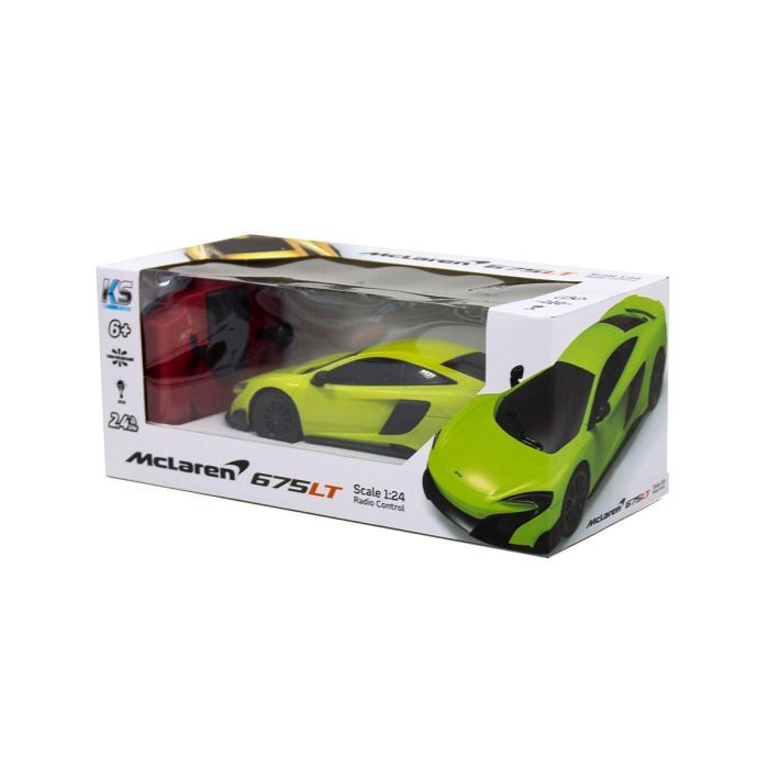Радиоуправляемая игрушка KS Drive Mclaren 675LT (1:24, 2.4Ghz, зеленый) (124GMGR) изображение 8