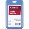 Бейдж Axent слайдер вертикальний, 54х85мм , димчастий синій (4500V-02-A)