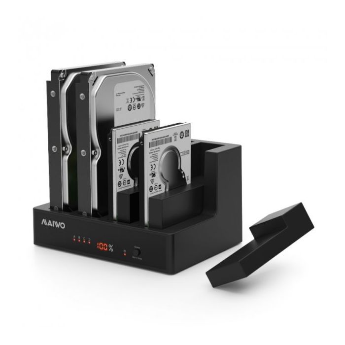 Док-станция для накопителей Maiwo 4*HDD 2,5"/3,5" SATA/SSD USB3.0 (K3094A) изображение 2