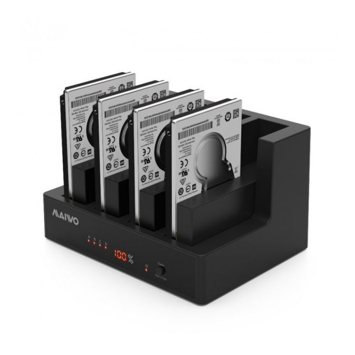 Док-станция для накопителей Maiwo 4*HDD 2,5"/3,5" SATA/SSD USB3.0 (K3094A) изображение 3