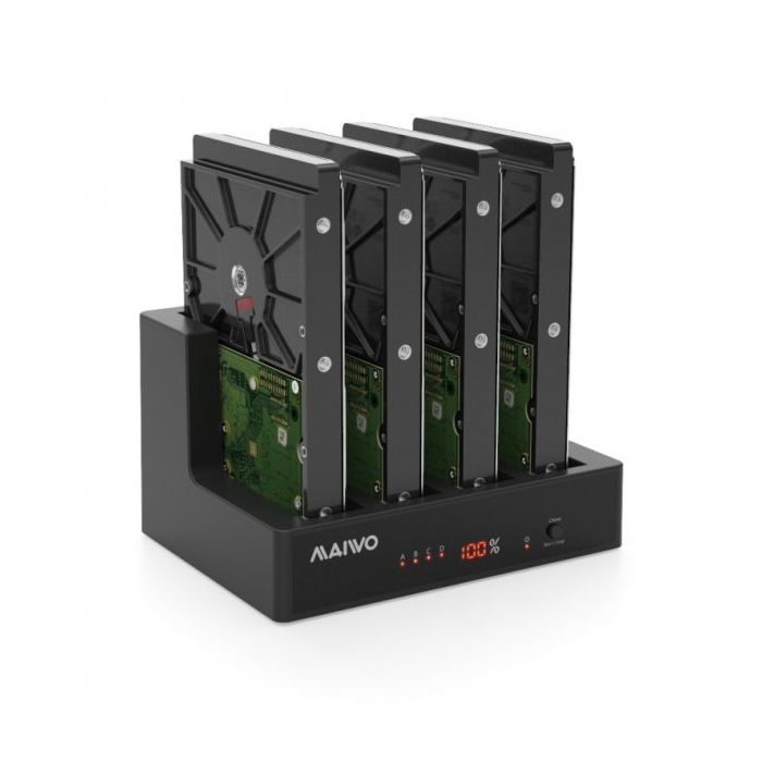 Док-станция для накопителей Maiwo 4*HDD 2,5"/3,5" SATA/SSD USB3.0 (K3094A) изображение 4