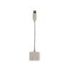 Перехідник Lightning 2in1, Audio 3.5mм to Lightning PowerPlant (CA910427)
