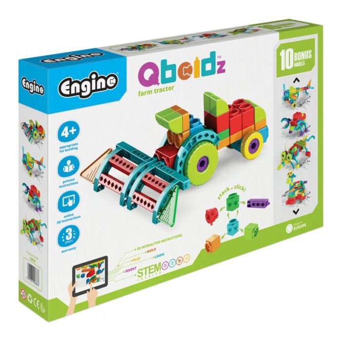 Конструктор Engino Qboidz Фермерський трактор з 10 бонусними (QB50)