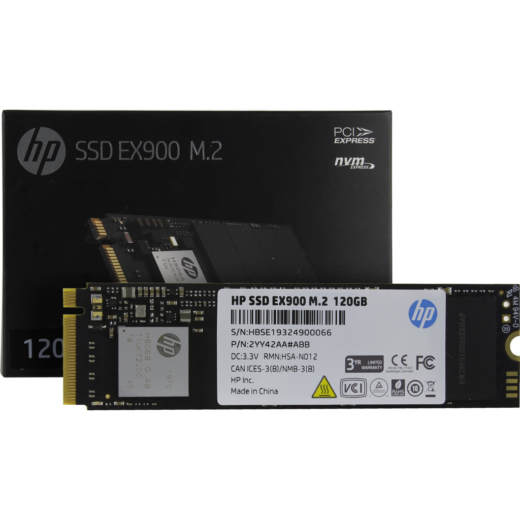Накопичувач SSD M.2 2280 250GB EX900 HP (2YY43AA) зображення 2