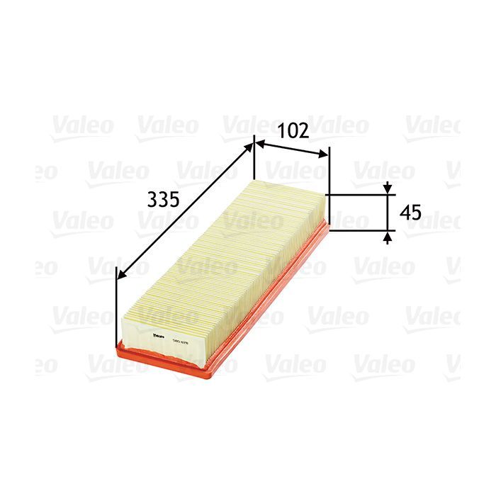 Повітряний фільтр для автомобіля Valeo 585078