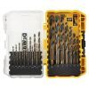 Набор сверл DeWALT по металлу Black&Gold HSS-G, 23 шт, кейс Tough Case (DT70729) изображение 2