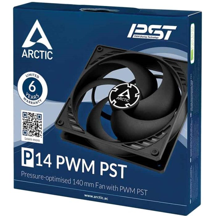 Кулер для корпуса Arctic P14 PWM PST (ACFAN00125A) изображение 4