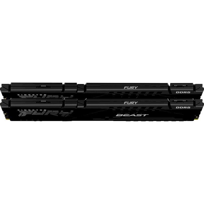 Модуль памяти для компьютера DDR5 32GB (2x16GB) 6000 MHz Beast AM5 Black Kingston Fury (ex.HyperX) (KF560C36BBEK2-32) изображение 2