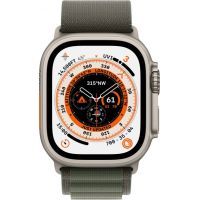 Смарт-годинник Apple Watch Ultra GPS + Cellular, 49mm Titanium Case with Green Alpine Loop -Medium (MQFN3UL/A) зображення 3
