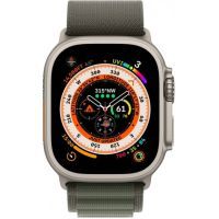 Смарт-годинник Apple Watch Ultra GPS + Cellular, 49mm Titanium Case with Green Alpine Loop -Medium (MQFN3UL/A) зображення 4