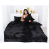 Постільна білизна MirSon Велюр Winter Frost 28-0007 Black Velvet Односпальний (2200004000305)