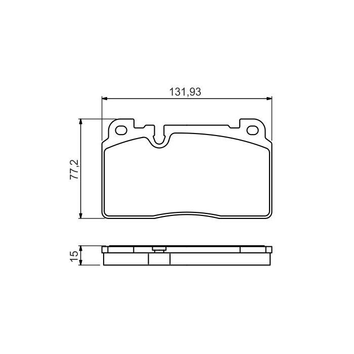 Гальмівні колодки Bosch 0 986 494 702 зображення 2