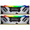 Модуль памяти для компьютера DDR5 32GB (2x16GB) 6400 MHz Renegade Silver RGB Kingston Fury (ex.HyperX) (KF564C32RSAK2-32)