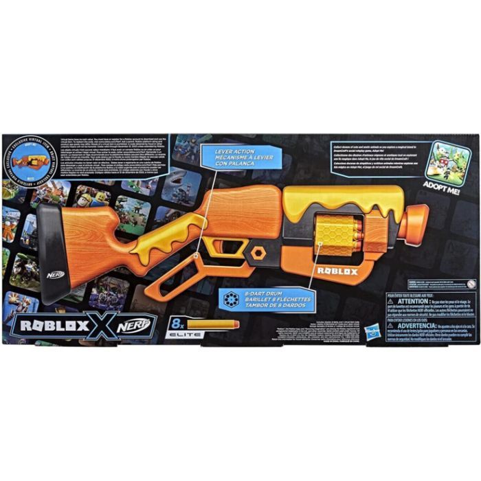 Игрушечное оружие Hasbro Nerf Roblox Adopt Me Bees (F2486) изображение 8