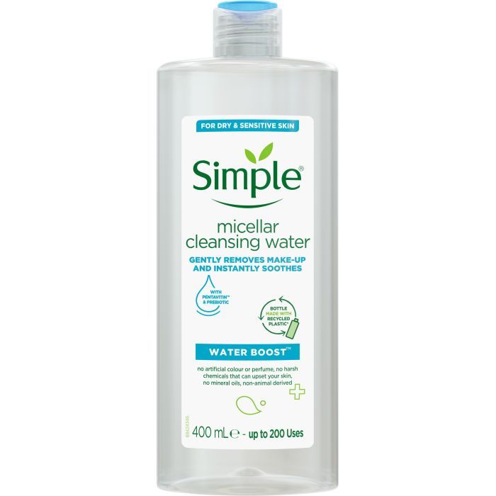 Мицеллярная вода Simple Micellar Cleansing Water Pentavitin & Prebiotic 400 мл (8710908711619)