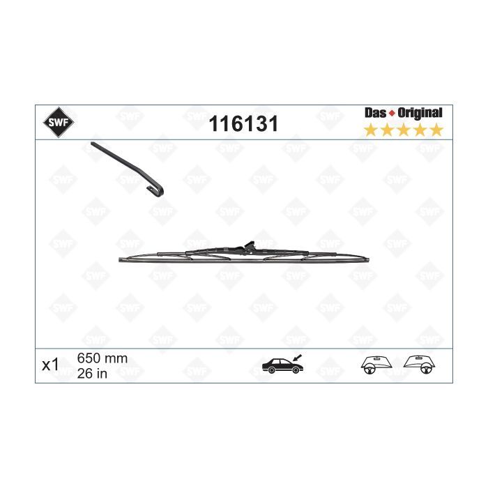 Щетка стеклоочистителя SWF 116131