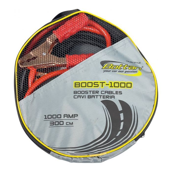 Провода для запуска для автомобиля Bottari 1000A 2,5м "BOOST-1000" (28075-IS) изображение 6