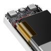 Батарея універсальна Baseus Bipow 20000mAh, 15W, USB-C/3A, 2*USB-A/3A(max.), +cable, white (PPBD050102) зображення 6