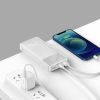 Батарея універсальна Baseus Bipow 20000mAh, 15W, USB-C/3A, 2*USB-A/3A(max.), +cable, white (PPBD050102) зображення 7