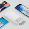 Батарея універсальна Baseus Bipow 20000mAh, 15W, USB-C/3A, 2*USB-A/3A(max.), +cable, white (PPBD050102) зображення 9