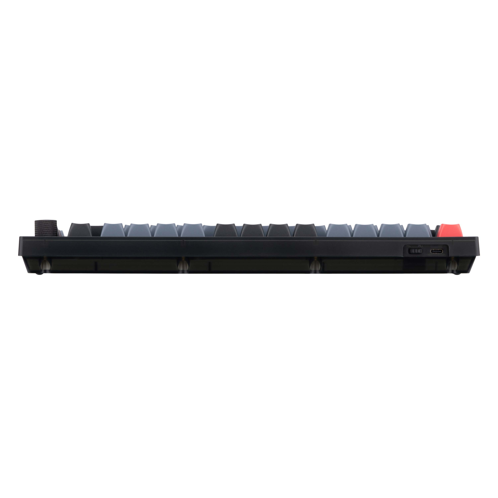 Клавіатура Keychron V1 84 Key QMK Gateron G PRO Red Hot-Swap RGB Knob Frosted Black (V1C1_KEYCHRON) зображення 5