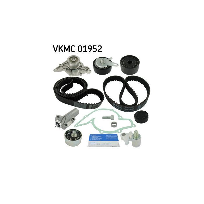 Комплект ременя ГРМ з помпой SKF VKMC 01952