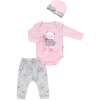 Набір дитячого одягу Miniworld з ведмедиком (14861-74G-pink)
