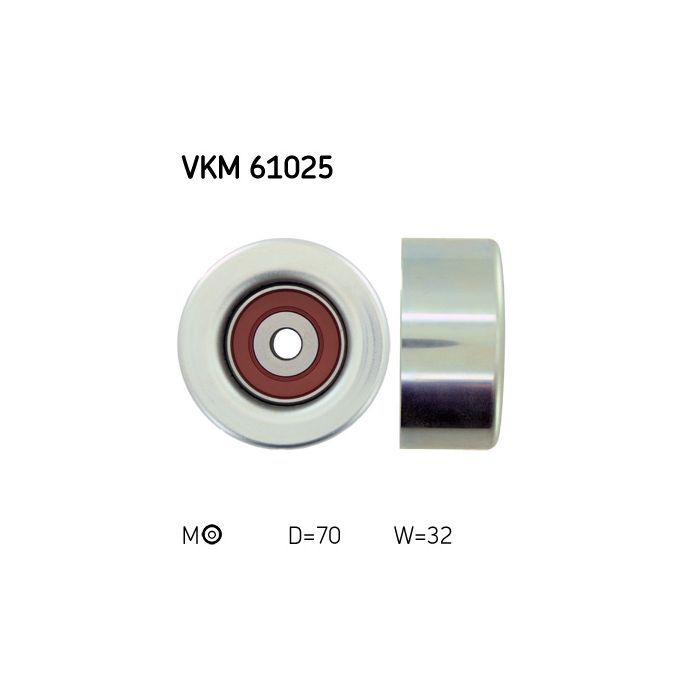 Ролик натяжителя ремня SKF VKM 61025