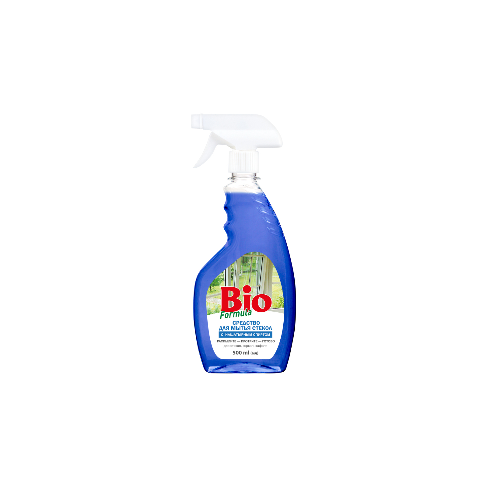 Засіб для миття скла Bio Formula з нашатирним спиртом 500 мл (4820168432385)