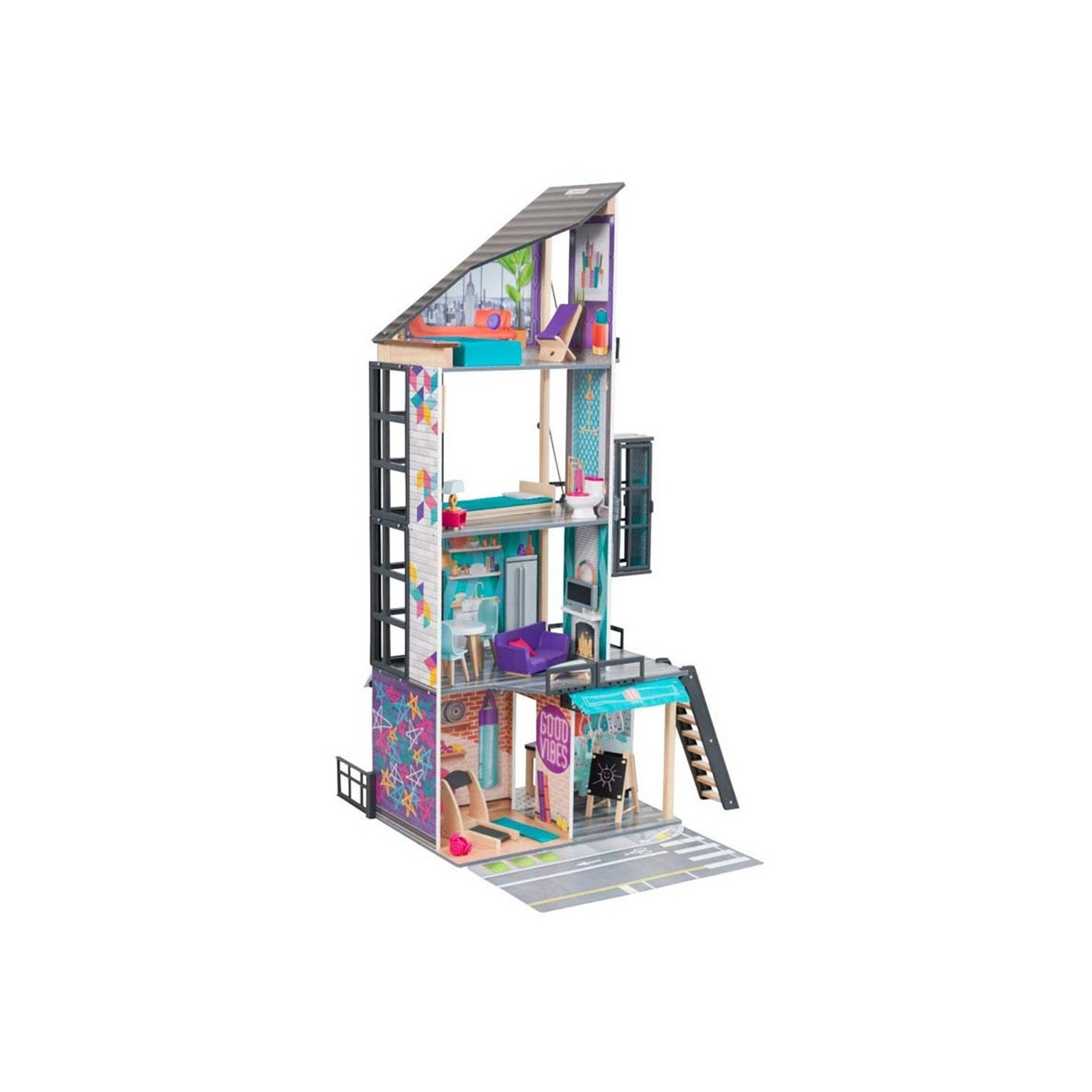 Игровой набор KidKraft Кукольный домик Bianca City Life Mansion (65989) изображение 2