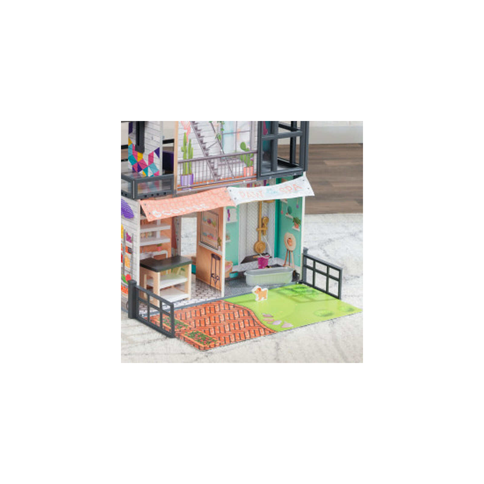 Игровой набор KidKraft Кукольный домик Bianca City Life Mansion (65989) изображение 7