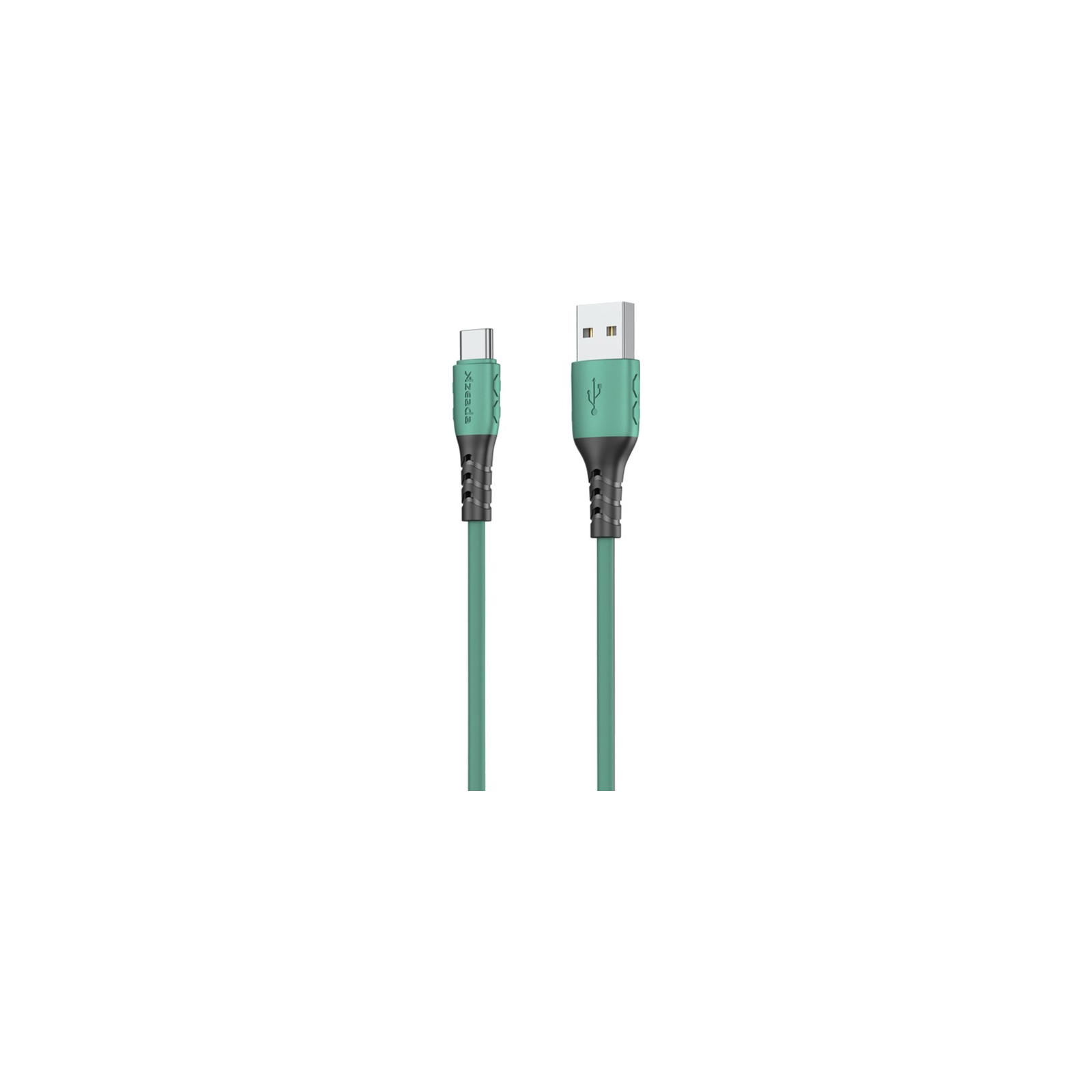 Дата кабель USB 2.0 AM to Type-C 1.0m PD-B51a Green Proda (PD-B51a-GR) изображение 2