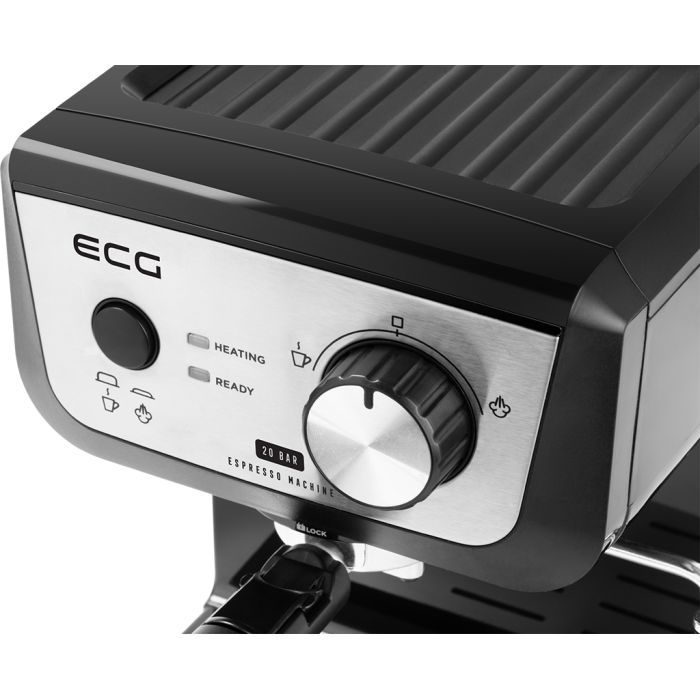Рожковая кофеварка эспрессо ECG ESP 20101 Black (ESP20101 Black) изображение 11