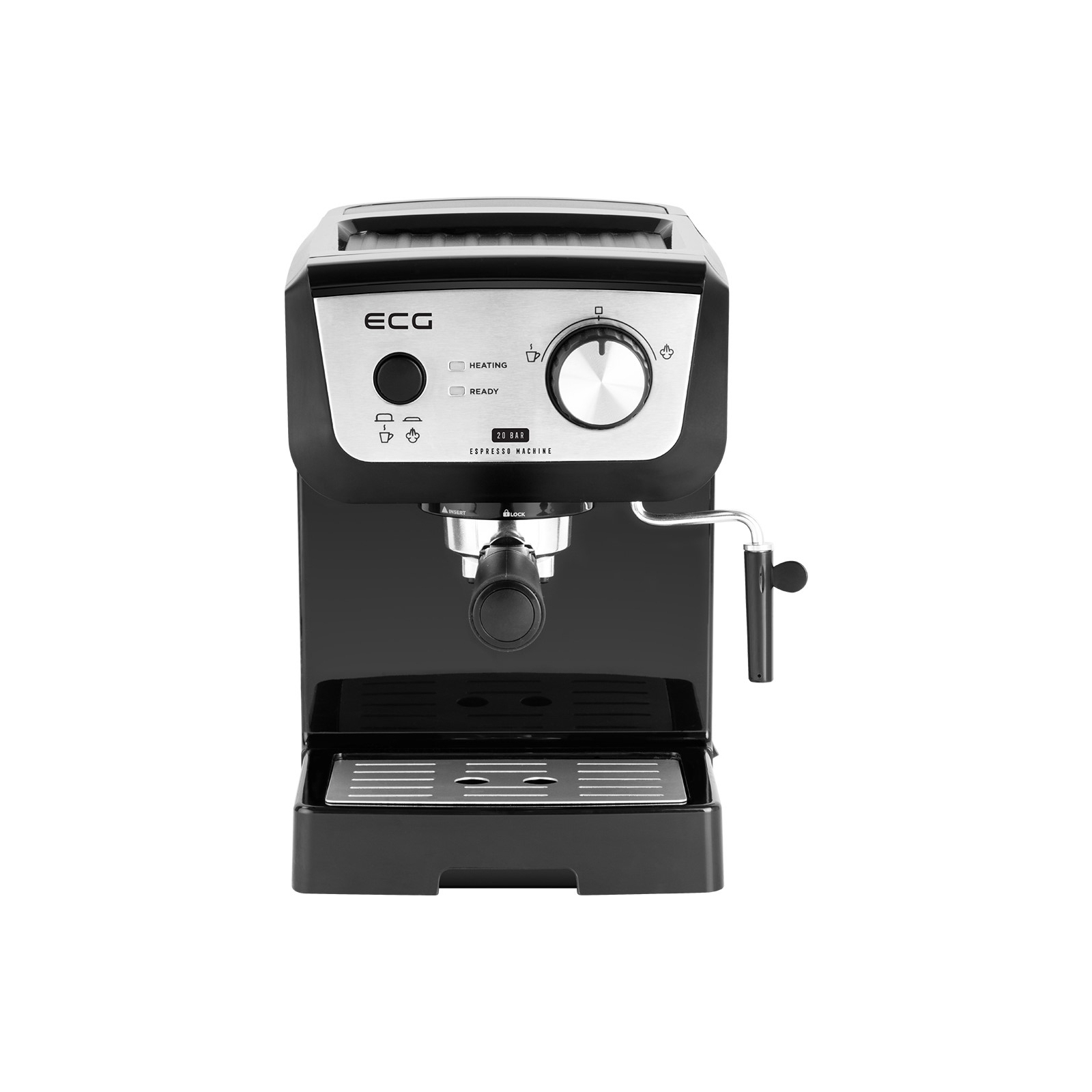 Рожковая кофеварка эспрессо ECG ESP 20101 Black (ESP20101 Black) изображение 2