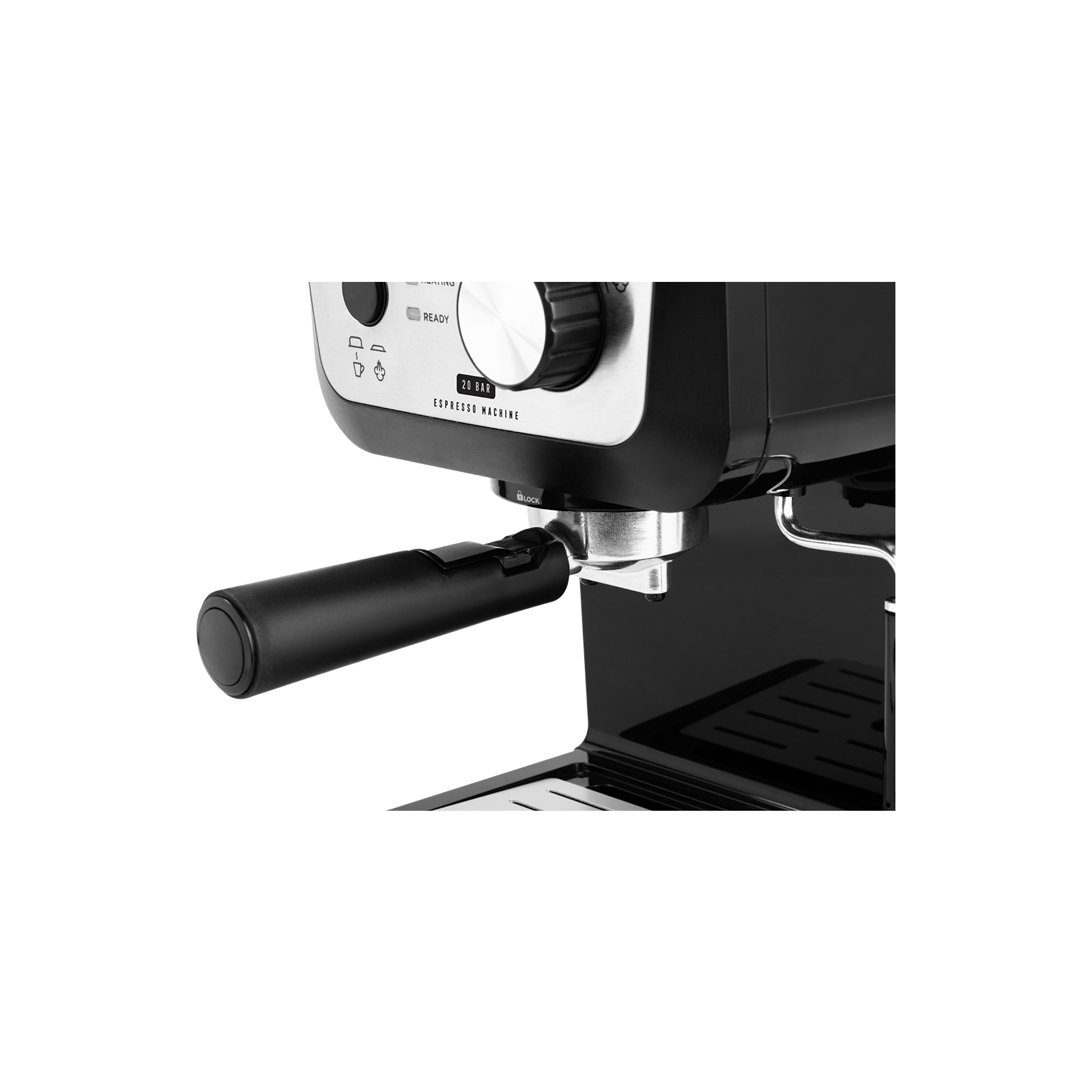 Ріжкова кавоварка еспресо ECG ESP 20101 Black (ESP20101 Black) зображення 8