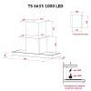 Витяжка кухонна Perfelli TS 6635 I/BL 1000 LED зображення 12
