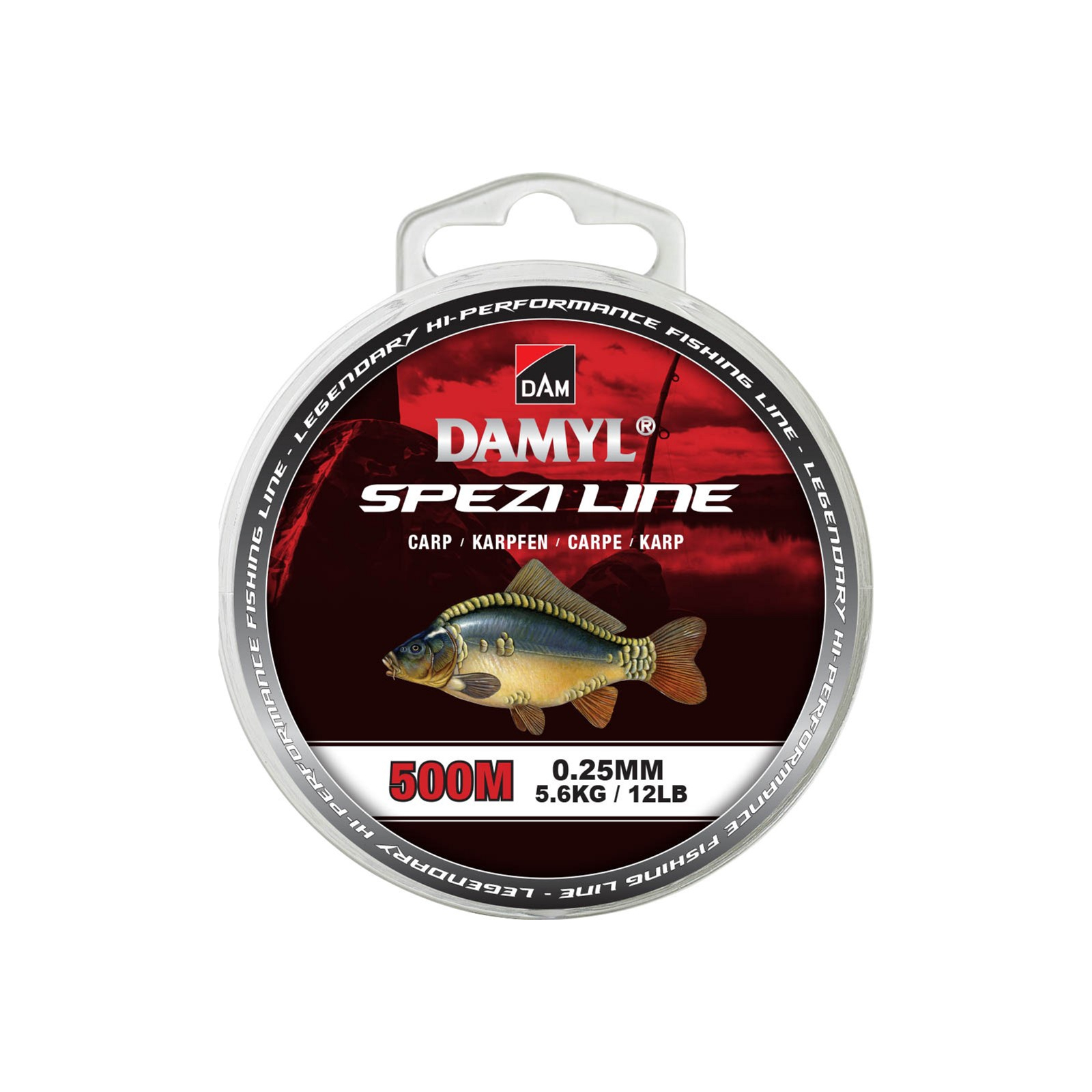 Леска DAM Damyl Spezi Line Carp 500 м 0.25 мм 5.6 кг Olive (66625)